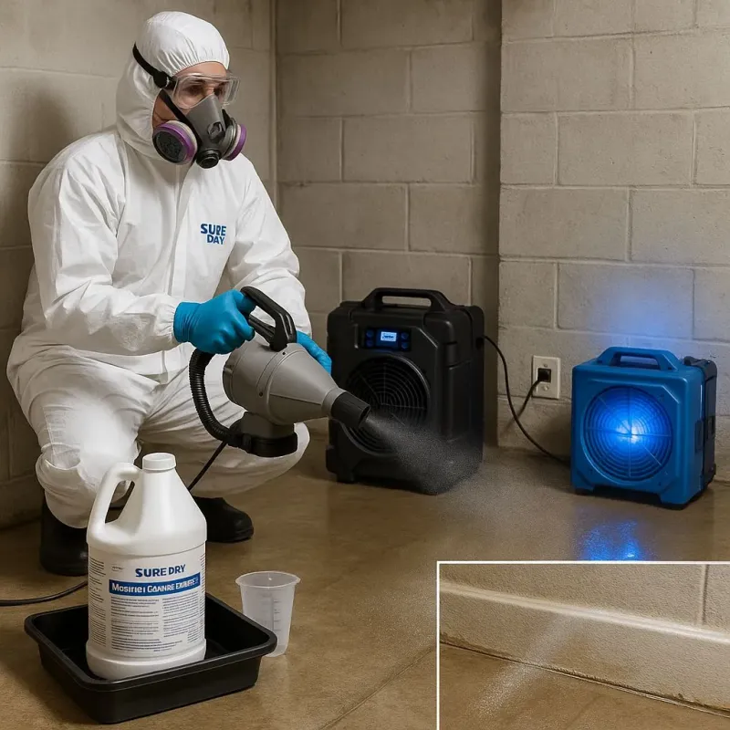 Sanitization and Odor Removal process in Del Aire, CA