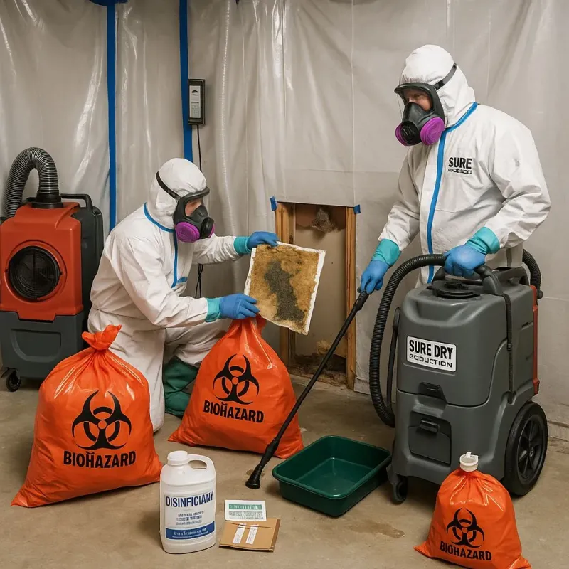 Contaminated Water Handling Protocols process in Del Aire, CA